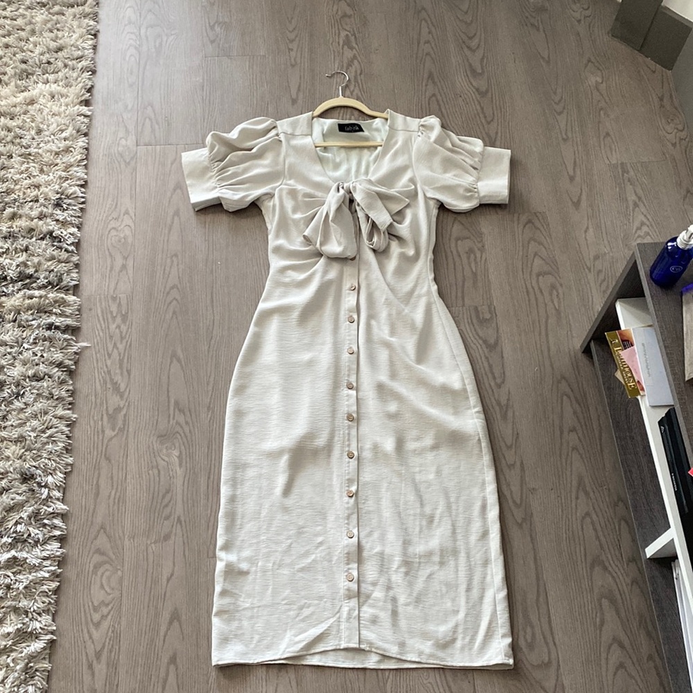 MIDI light aqua dress size M